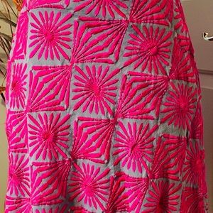 French Connection floral embroidered skirt, ladies size 6